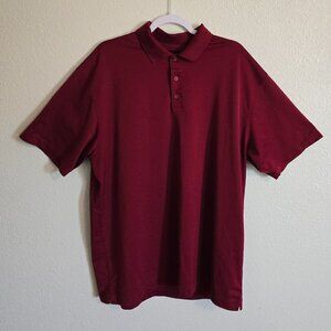 Nike Golf Dri-Fit Red Polo